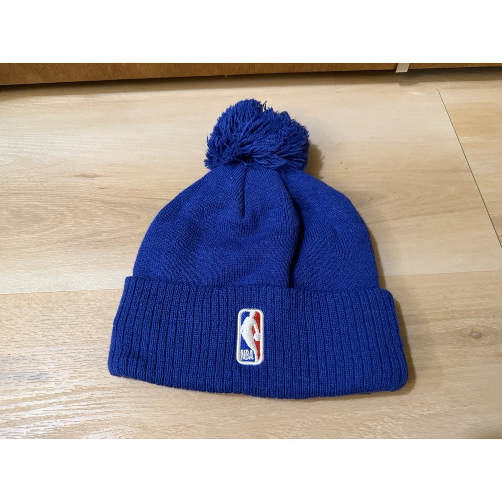 New Era Philadelphia 76ers NBA City Edition Blue Hat Beanie Pom Adult New $36 - Picture 3 of 3